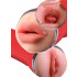 Masturbatore Doppio Gola Profonda e Vagina in TPE 22 x 8 cm - 1
