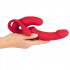 Strap On senza lacci Triple Teaser con Triplo Vibratore, Ricaricabile USB con Telecomando - 5