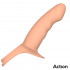 Fallo Cavo Strap-On Silicone Carne 16,9 x 5,3 cm. - 6