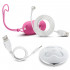 The Darcy - Ovetto Vibrante Telecomandato Wireless 7,4 x 3,3 cm. Rosa Ricaricabile con USB - 3