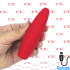 Red Hot Flame - Mini Vibratore in Silicone Impermeabile 11 x 3,2 cm. Rosso Ricaricabile USB - 0