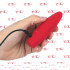 Red Hot Flame - Mini Vibratore in Silicone Impermeabile 11 x 3,2 cm. Rosso Ricaricabile USB - 3