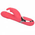 Vibratore Rabbit in Silicone Rosa con Rotazione, Spinta e Bunny 25 x 3,75 cm. - 1