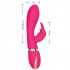 Vibratore rabbit in silicone rosa con bunny ricaricabile USB 22,5 x 5 cm. - 5