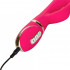 Vibratore rabbit in silicone rosa con bunny ricaricabile USB 22,5 x 5 cm. - 6