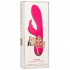 Vibratore rabbit in silicone rosa con bunny ricaricabile USB 22,5 x 5 cm. - 7