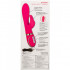 Vibratore rabbit in silicone rosa con bunny ricaricabile USB 22,5 x 5 cm. - 8