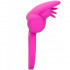 Anello Vibrante in Silicone Rosa da 5 cm. con Doppio Stimolatore Ricaricabile USB - 1