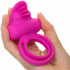 Anello Vibrante in Silicone Rosa da 5 cm. con Doppio Stimolatore Ricaricabile USB - 3
