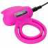 Anello Vibrante in Silicone Rosa da 5 cm. con Doppio Stimolatore Ricaricabile USB - 6