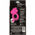 Anello Vibrante in Silicone Rosa da 5 cm. con Doppio Stimolatore Ricaricabile USB - 8