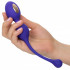 Ovulo doppio con elettrostimolazione in silicone viola ricaricabile USB 10,25 x 3,25 cm. e telecomandato wireless - 1