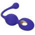 Ovulo doppio con elettrostimolazione in silicone viola ricaricabile USB 10,25 x 3,25 cm. e telecomandato wireless - 3