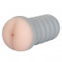 Ribbed Gripper Tight Ass - Masturbatore a Forma di Ano in Morbido TPR color Carne - 0