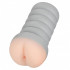 Ribbed Gripper Tight Ass - Masturbatore a Forma di Ano in Morbido TPR color Carne - 1