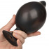 Cuneo anale 16 x 4,5 cm. gonfiabile in silicone con pompa removibile  - 0