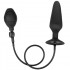 Cuneo anale 16 x 4,5 cm. gonfiabile in silicone con pompa removibile  - 2