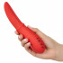 Vibratore lingua Laguna Beach Lover in silicone arancio ricaricabile USB 20,2 x 3,75 cm. - 2