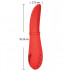 Vibratore lingua Laguna Beach Lover in silicone arancio ricaricabile USB 20,2 x 3,75 cm. - 6