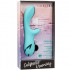 Vibratore rabbit rotante Catalina in silicone azzurro ricaricabile USB 20,2 x 3,75 cm. - 1