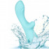 Vibratore rabbit rotante Catalina in silicone azzurro ricaricabile USB 20,2 x 3,75 cm. - 3