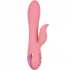 Vibratore rabbit rotante Pasadena in silicone rosa ricaricabile USB 21,5 x 3,75 cm. - 0