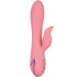 Vibratore rabbit rotante Pasadena in silicone rosa ricaricabile USB 21,5 x 3,75 cm. - 0
