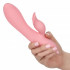 Vibratore rabbit rotante Pasadena in silicone rosa ricaricabile USB 21,5 x 3,75 cm. - 2