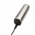 Mini bullet vibrante argento ricaricabile USB 9 x 2,5 cm. - 3