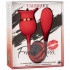Stimola vagina e clitoride con lingua e bullet vibrante in silicone arancione ricaricabile USB - 1