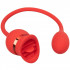 Stimola vagina e clitoride con lingua e bullet vibrante in silicone arancione ricaricabile USB - 2