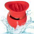 Stimola vagina e clitoride con lingua e bullet vibrante in silicone arancione ricaricabile USB - 5