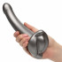 Strap On per donna in silicone con base stimolante e cintura regolabile 17,25 x 3,75 cm. - 3