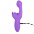 Vibratore rabbit Butterfly Kiss in silicone lilla ricaricabile USB 19 x 3,25 cm. - 4