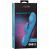 Vibratore Rabbit Gonfiabile in Silicone 21 x 4,5 cm. Azzurro Ricaricabile con USB - 4