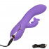 Vibratore Rabbit Gonfiabile in Silicone 21 x 3,8 cm. Viola Ricaricabile con USB - 3