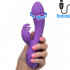 West Coast Wave Rider - Vibratore Rabbit Rotante in Silicone 18,5 x 3,5 cm. Ricaricabile con USB Viola - 0