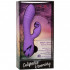 West Coast Wave Rider - Vibratore Rabbit Rotante in Silicone 18,5 x 3,5 cm. Ricaricabile con USB Viola - 5