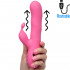 Santa Barbara Surfer - Vibratore Rabbit in Silicone 20 x 3,5 cm. Ricaricabile con USB Rosa - 0