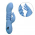 Santa Cruz Coaster - Vibratore Rabbit con Spinta in Silicone 18 x 4,5 cm. Ricaricabile con USB Azzurro - 3