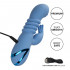 Santa Cruz Coaster - Vibratore Rabbit con Spinta in Silicone 18 x 4,5 cm. Ricaricabile con USB Azzurro - 4