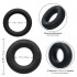Link Up - Anello Fallico Vibrante in Silicone Nero Ricaricabile USB con Anello Secondario - 2