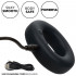 Link Up - Anello Fallico Vibrante in Silicone Nero Ricaricabile USB con Anello Secondario - 5