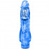 Vibratore realistico blu trasparente 22 x 5 cm. - 1
