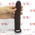 Guaina Fallica Allunga Pene (+5 cm.) in Cyberskin con Aggancio per Testicoli - 3