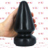X-Large - Cuneo Anale Gigante 18,5 x 9 cm. Nero - 0