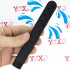 Soffione lavaggio anale nero con fori a 360 gradi - attacco universale 15 x 1,9 cm. - 0