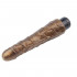 Johnny Boner - Vibratore Realistico in Morbido PVC 23 x 4,8 cm. Oro Scuro - 3