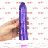 Whopper - Vibratore Realistico in Morbido TPE 20,2 x 4,2 cm. Viola - 2