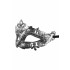 Maschera Amleto Colore Argento - 0